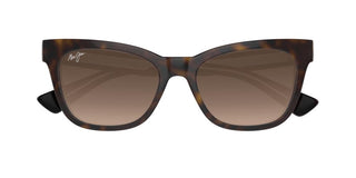 Maui Jim Hiwahiwa Mj0689s Women Havana Squared Sunglasses