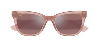 Maui Jim Hiwahiwa Mj0689s Women Pink Squared Sunglasses