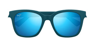Maui Jim Honua Af Mj0653sa Unisex Blue Squared Sunglasses