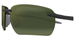 Maui Jim Ho’okipa Ultra G Mj0336s Unisex Black Rectangle Sunglasses