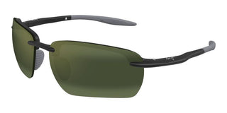 Maui Jim Ho’okipa Ultra G Mj0336s Unisex Black Rectangle Sunglasses