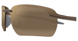 Maui Jim Ho’okipa Ultra G Mj0336s Unisex Brown Rectangle Sunglasses