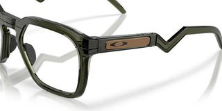 Oakley Hstn Sq Rx Ox 8208 Unisex Green Squared Eyeglasses
