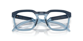 Oakley Hstn Sq Rx Ox 8208 Unisex Blue Squared Eyeglasses