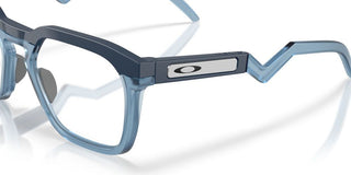 Oakley Hstn Sq Rx Ox 8208 Unisex Blue Squared Eyeglasses