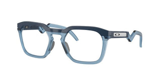 Oakley Hstn Sq Rx Ox 8208 Unisex Blue Squared Eyeglasses