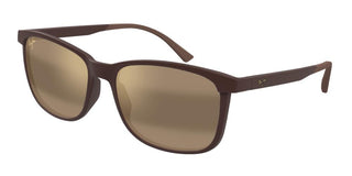 Maui Jim Hulili Mj0672s Men Brown Squared Sunglasses
