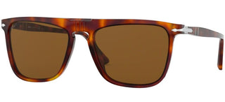 Persol ICONA PO 3225S unisex Brown Geometric Sunglasses
