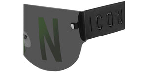Dsquared2 ICON 0002/S men Black Shield Sunglasses