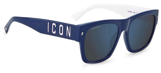 Dsquared2 ICON 0003/S men Blue Geometric Sunglasses