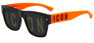 Dsquared2 ICON 0004/S men Black Squared Sunglasses