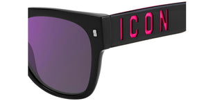 Dsquared2 ICON 0005/S women Black Geometric Sunglasses