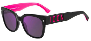 Dsquared2 ICON 0005/S women Black Geometric Sunglasses