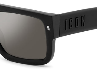 Dsquared2 ICON 0008/S men Black Squared Sunglasses