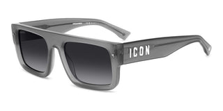 Dsquared2 ICON 0008/S men Grey Squared Sunglasses