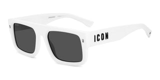 Dsquared2 ICON 0008/S men White Squared Sunglasses