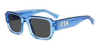 Dsquared2 ICON 0009/S men Blue Squared Sunglasses