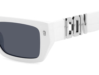 Dsquared2 ICON 0011/S men White Squared Sunglasses