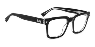 Dsquared2 ICON 0013 men Black Squared Eyeglasses