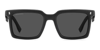 Dsquared2 Icon 0025/s Men Black Rectangle Sunglasses