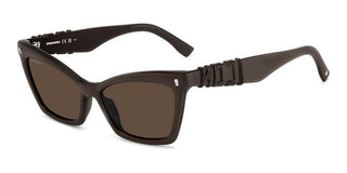 Dsquared2 Icon 0026/s Women Brown Butterfly Sunglasses
