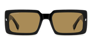 Dsquared2 ICON 0029/S men Black Rectangle Sunglasses