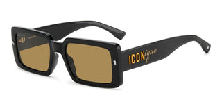 Dsquared2 ICON 0029/S men Black Rectangle Sunglasses
