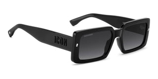 Dsquared2 ICON 0029/S men Black Rectangle Sunglasses