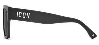 Dsquared2 Icon 0030/s Men Black Rectangle Sunglasses