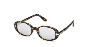 Tom Ford IGGY FT1364 women Havana Oval Sunglasses