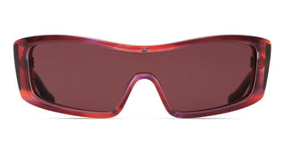 Dita ILAYA unisex Red Shield Sunglasses
