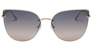 Tom Ford INGRID-02 FT 0652 women Rose gold Cat Eye Sunglasses