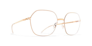 Mykita ISE unisex Gold Geometric Eyeglasses