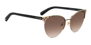 Kate Spade Izara/g/s Women Black Cat Eye Sunglasses