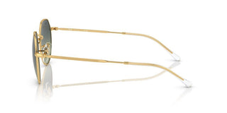 Ray-ban Jack Rb 3565 Unisex Gold Round Sunglasses