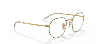 Ray-Ban JACK RX 6465 unisex Green Geometric Eyeglasses