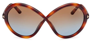 Tom Ford JADA FT 1070 unisex Havana Butterfly Sunglasses