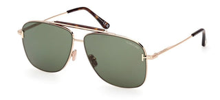 Tom Ford JADEN FT 1017 unisex Rose gold Pilot Sunglasses