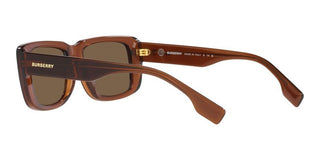 Burberry JARVIS BE 4376U men Brown Geometric Sunglasses