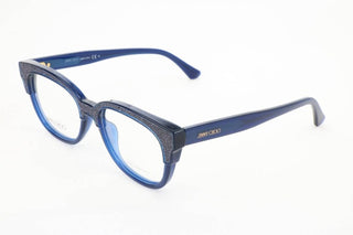 Jimmy Choo Jc177 Women Blue Geometric Eyeglasses