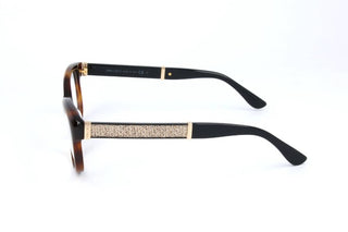 Jimmy Choo Jc178 Women Havana Geometric Eyeglasses