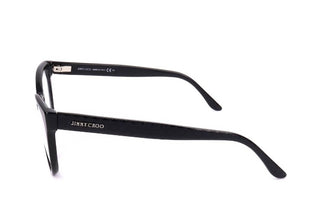 Jimmy Choo Jc201 Women Black Geometric Eyeglasses