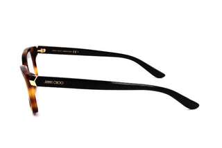 Jimmy Choo Jc225 Women Havana Squared Eyeglasses