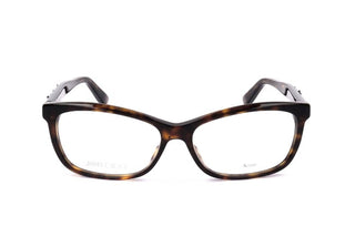 Jimmy Choo Jc239 Women Havana Squared Eyeglasses