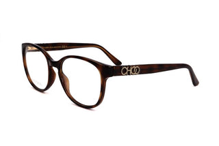Jimmy Choo JC240 women Havana Geometric Eyeglasses