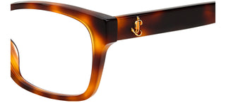 Jimmy Choo JC270 women Havana Squared Eyeglasses