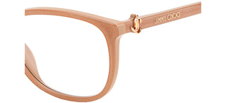 Jimmy Choo Jc308 Women Pink Squared Eyeglasses