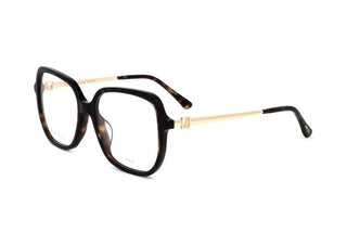Jimmy Choo JC376/G women Havana Geometric Eyeglasses