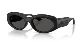 Jimmy Choo JC 6002U women Black Oval Sunglasses