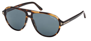 Tom Ford JEFFREY FT 0932 men Havana Pilot Sunglasses